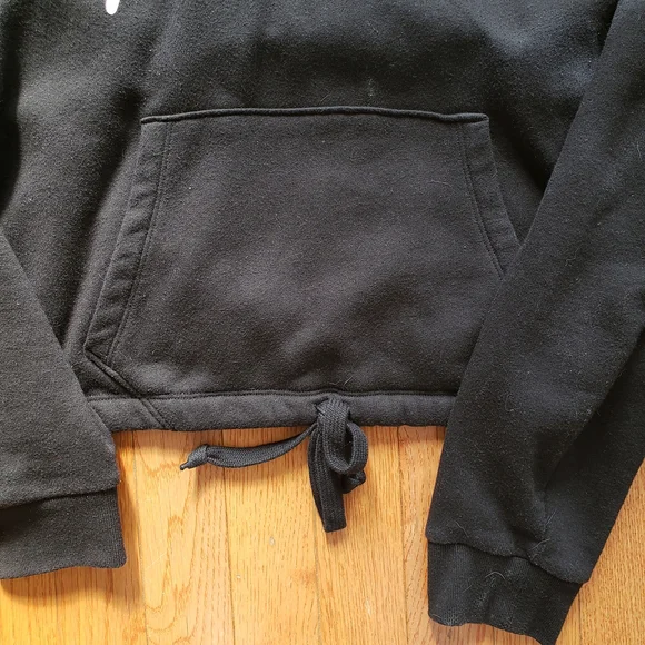 Victoria's Secret Black Hoodie , Pastel Script - Picture 3 of 3